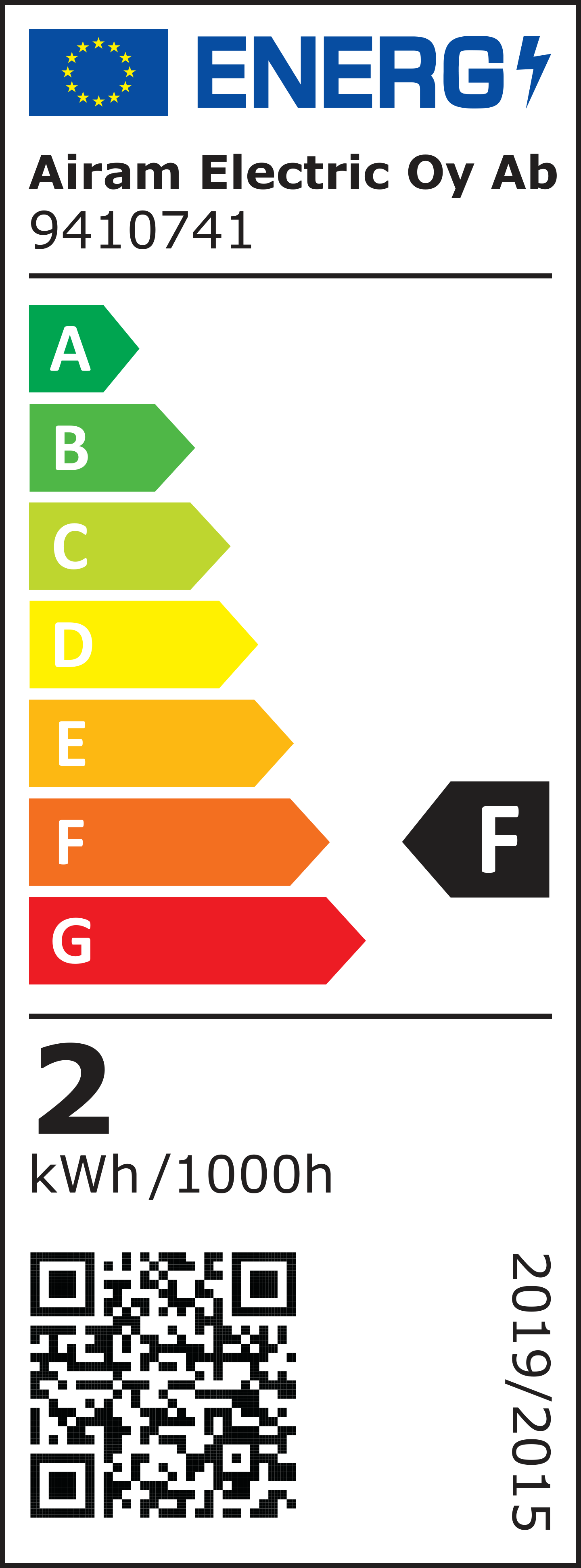 Airam LED jääkaappil. E14 120lm 840