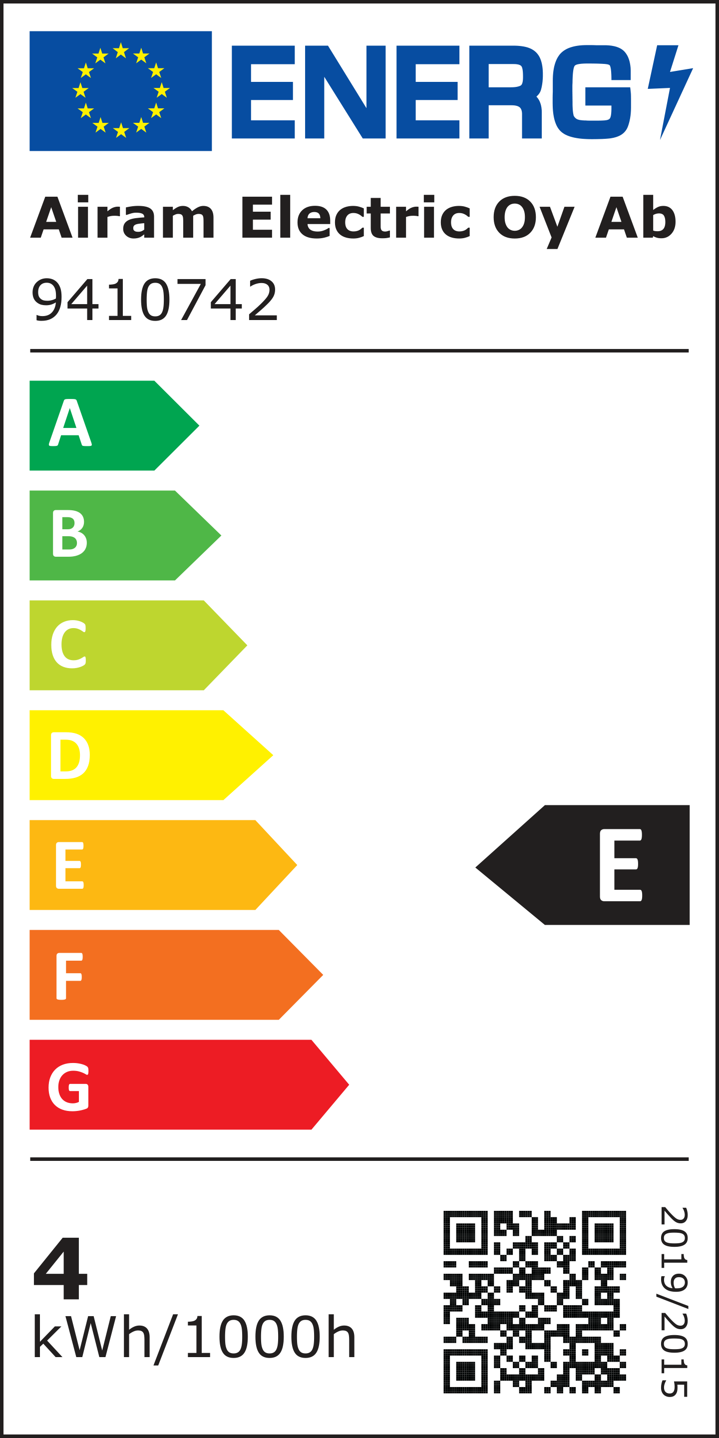 Airam LED kynttilä E14 470lm kirkas 4000K