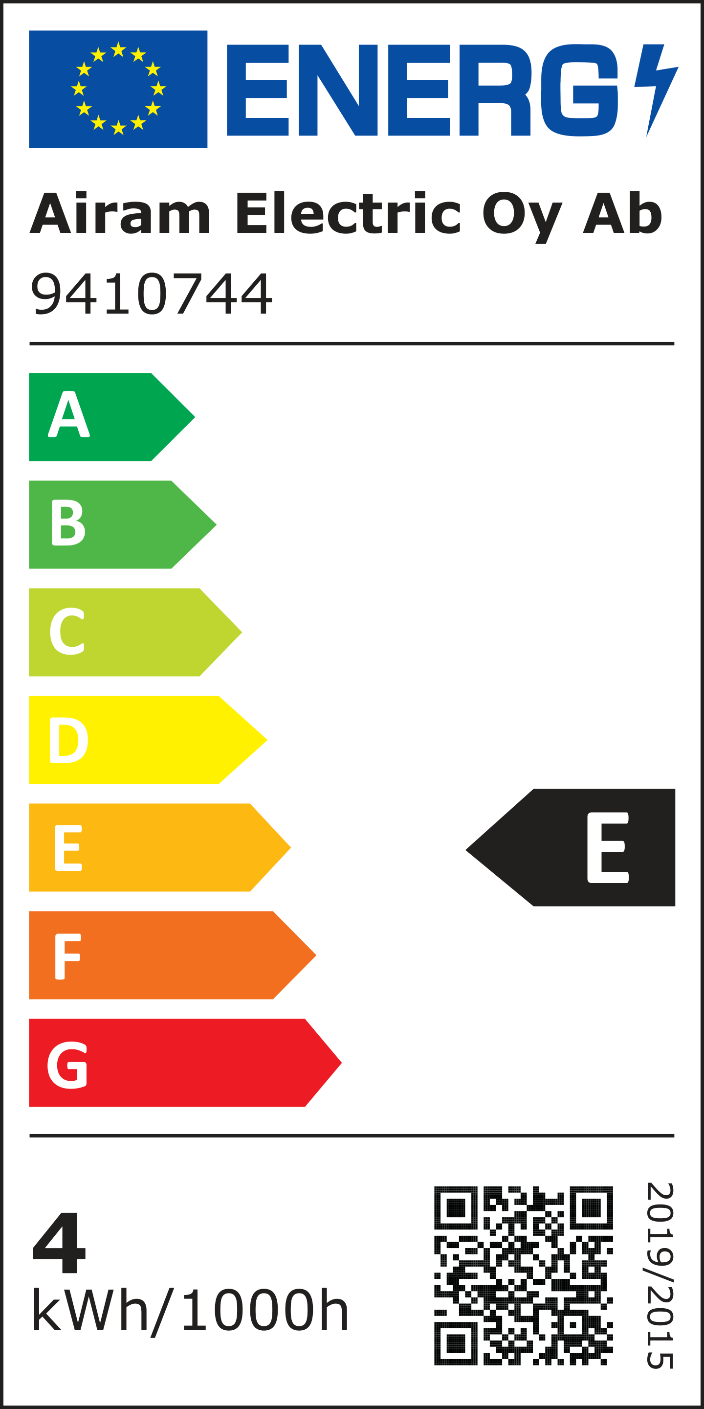 Airam LED koriste E27 470lm kirkas 4000K