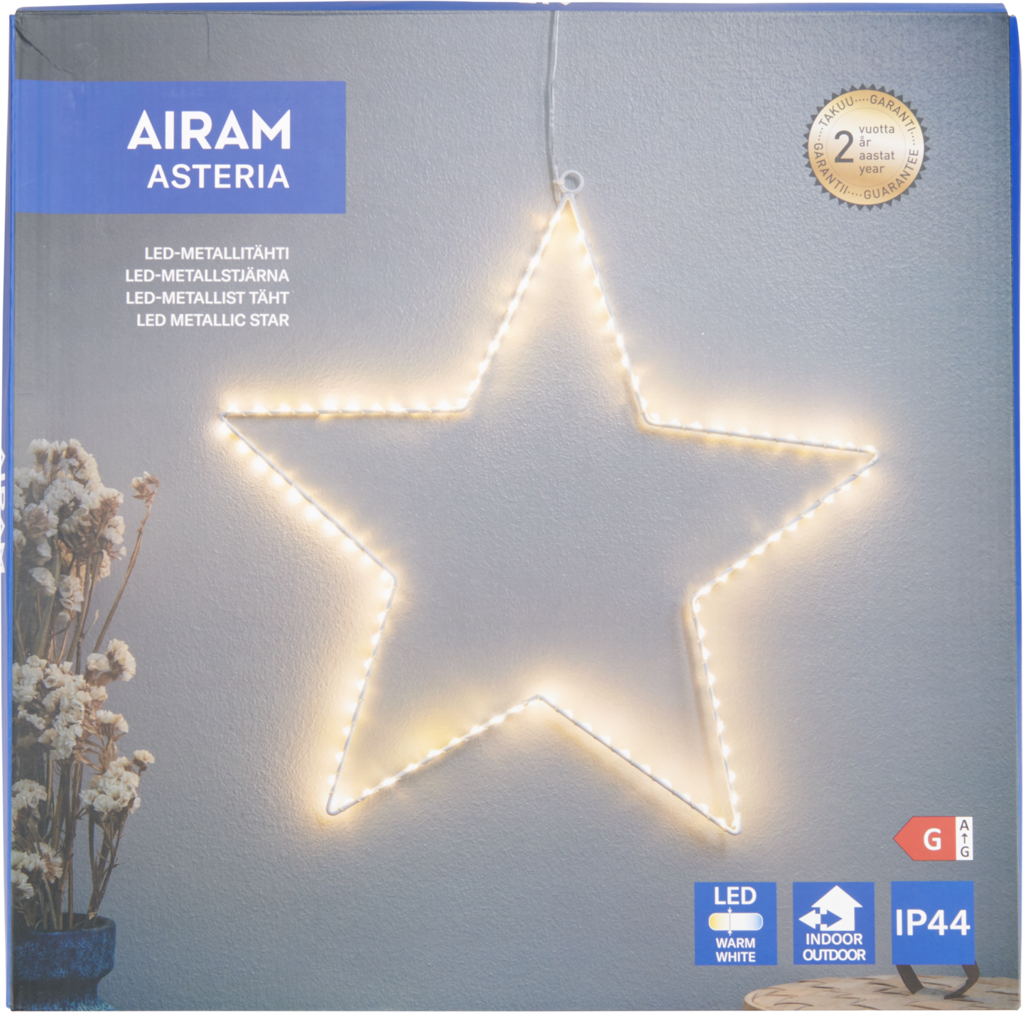 Airam Asteria LED-tähti 40cm