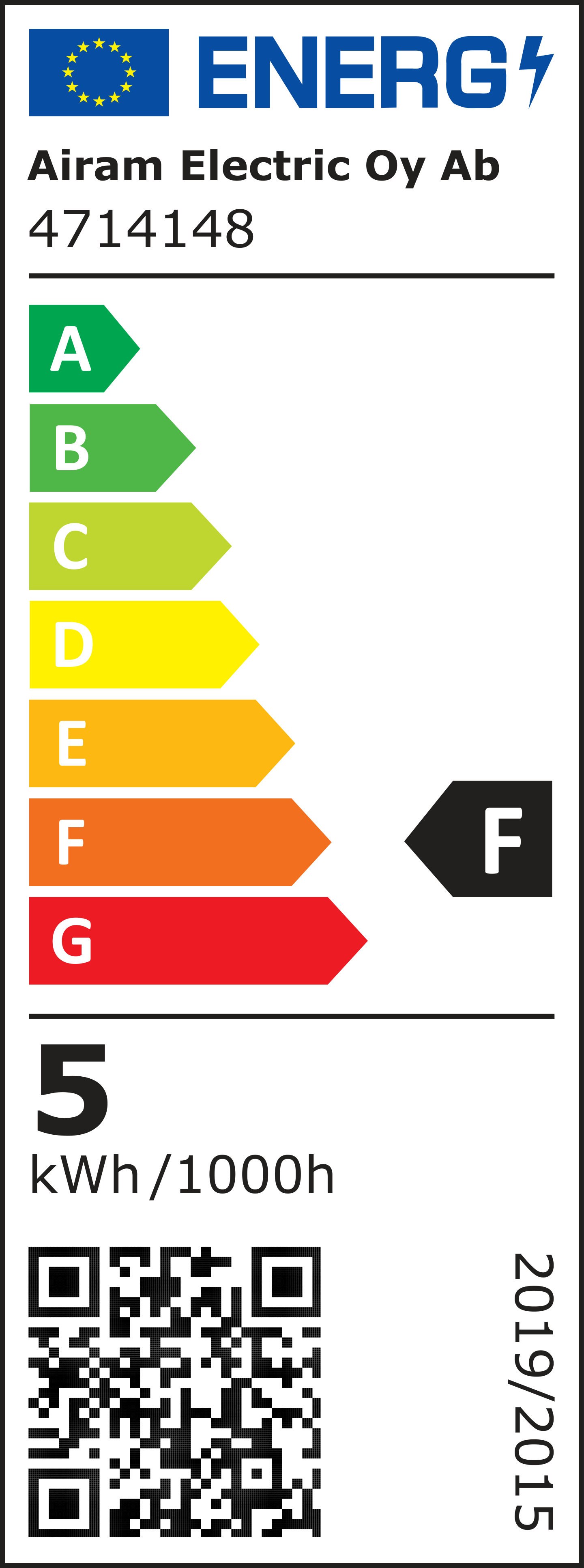 Airam Onni 3-step LED pienkupu E14 2700K 470lm