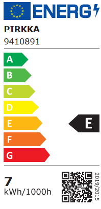Pirkka LED vakiolamppu E27 806lm matta 2700K