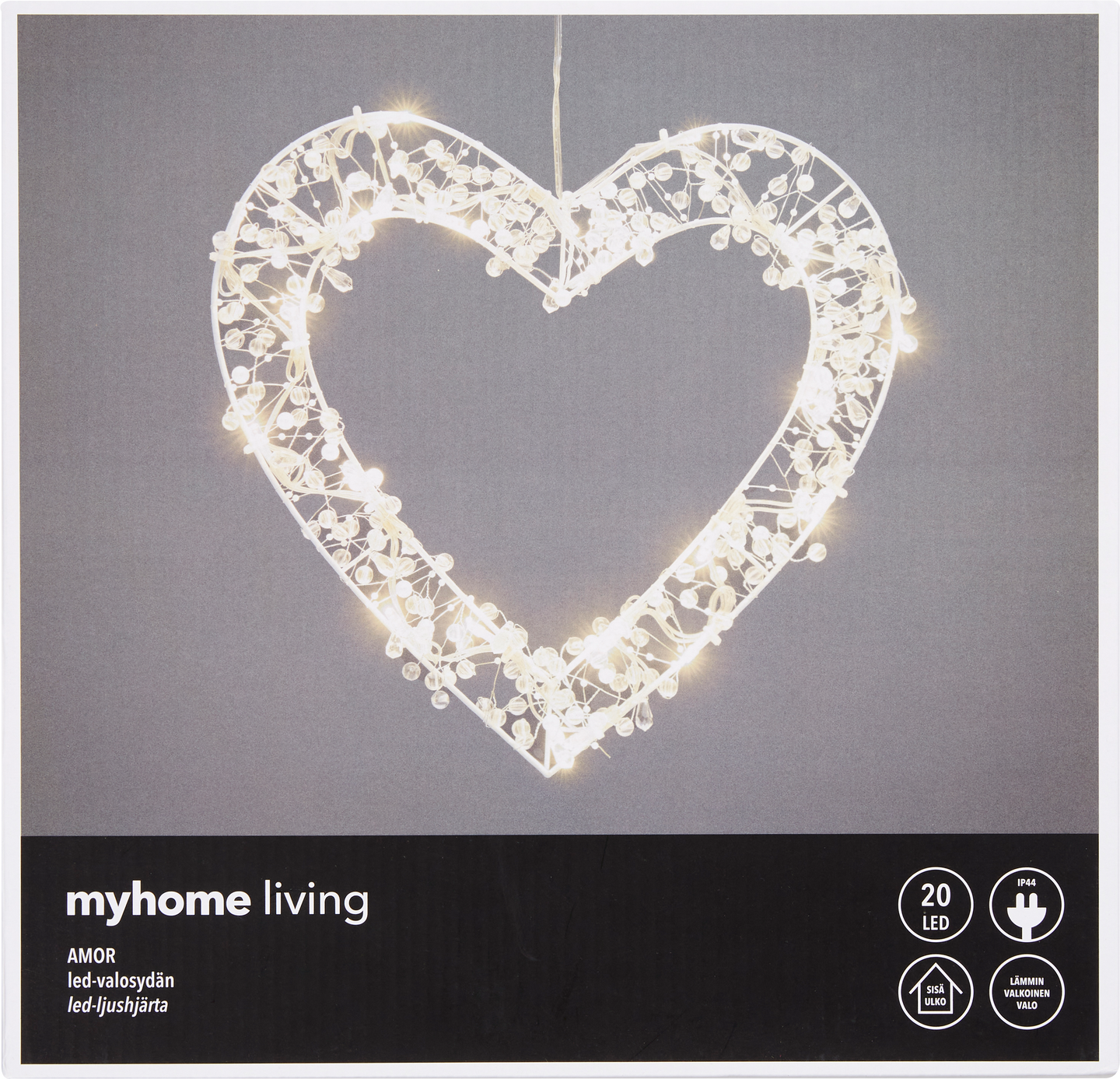 myhome Amor sydän 20 LED