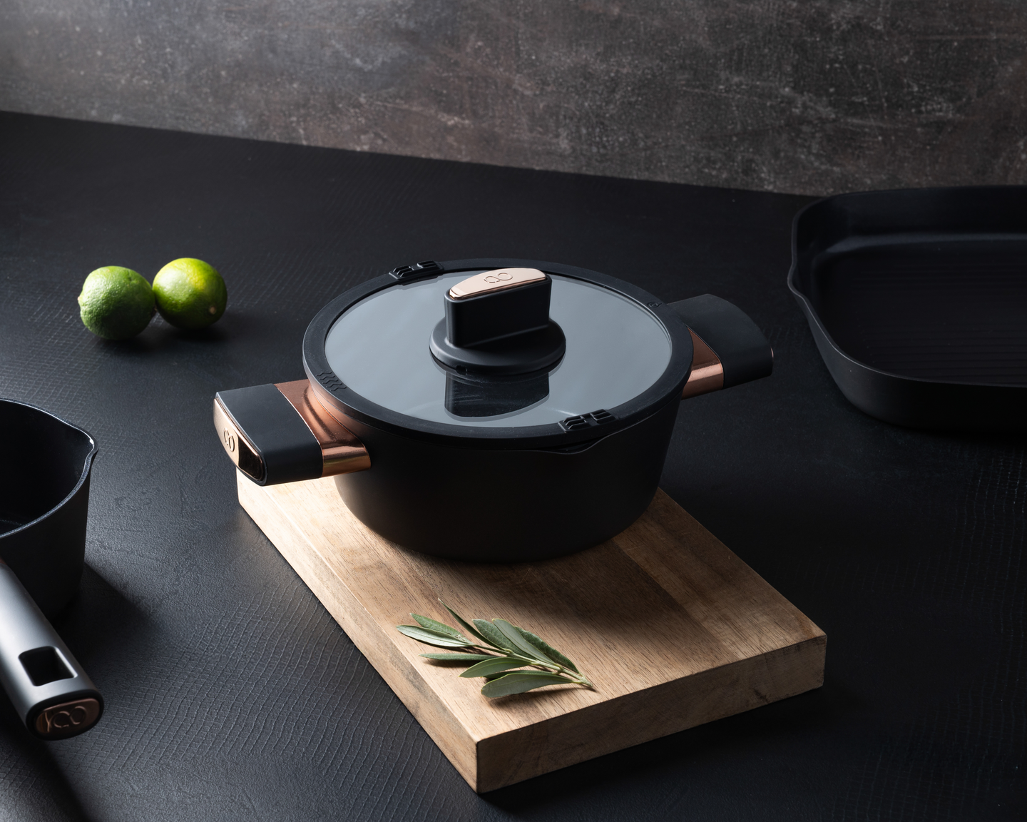 Infinity Chefs Copper kattila+kansi 2,1 l 20 cm