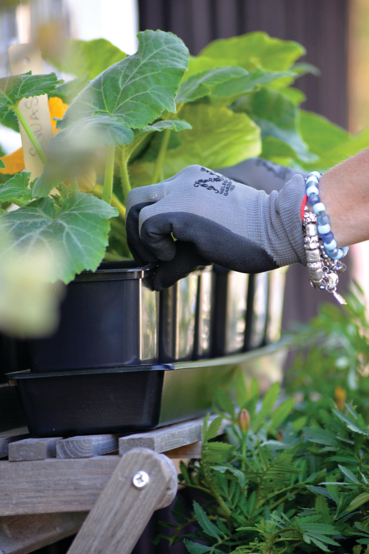 Nelson Garden puutarhakäsine Comfort harmaa