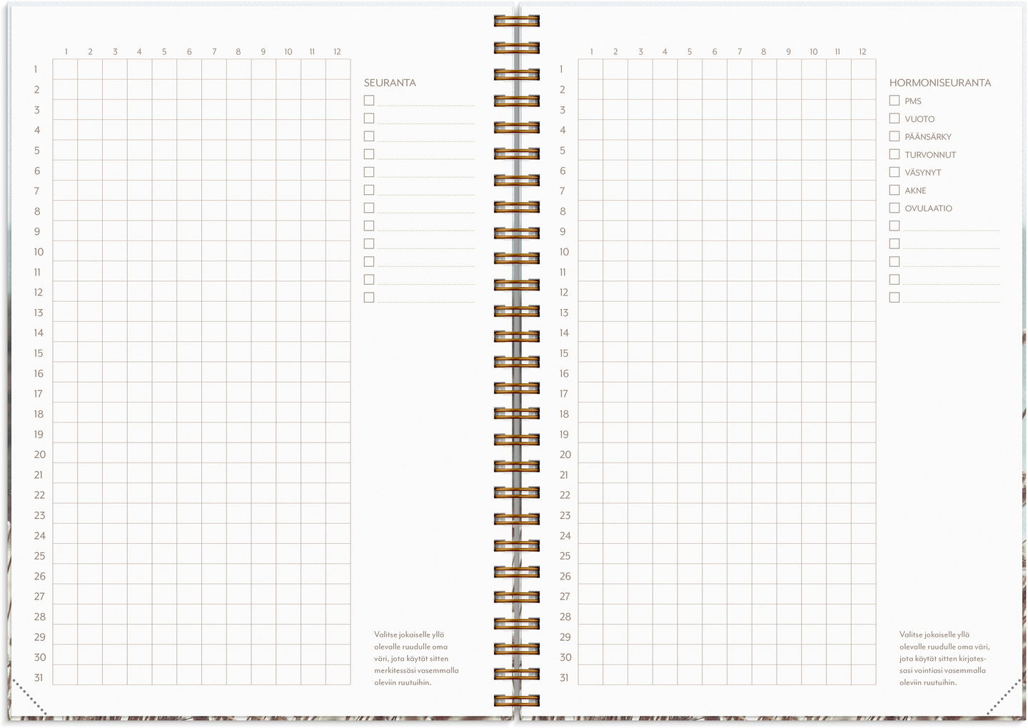 Burde Kalenteri 2027 Life Planner Feel good