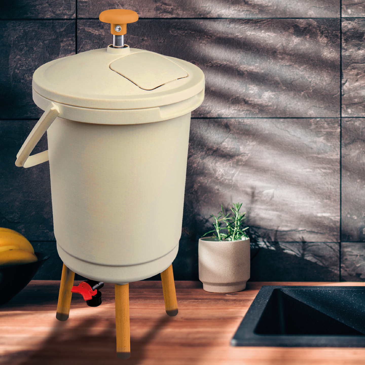 Bokashi Sensei keittiökompostori