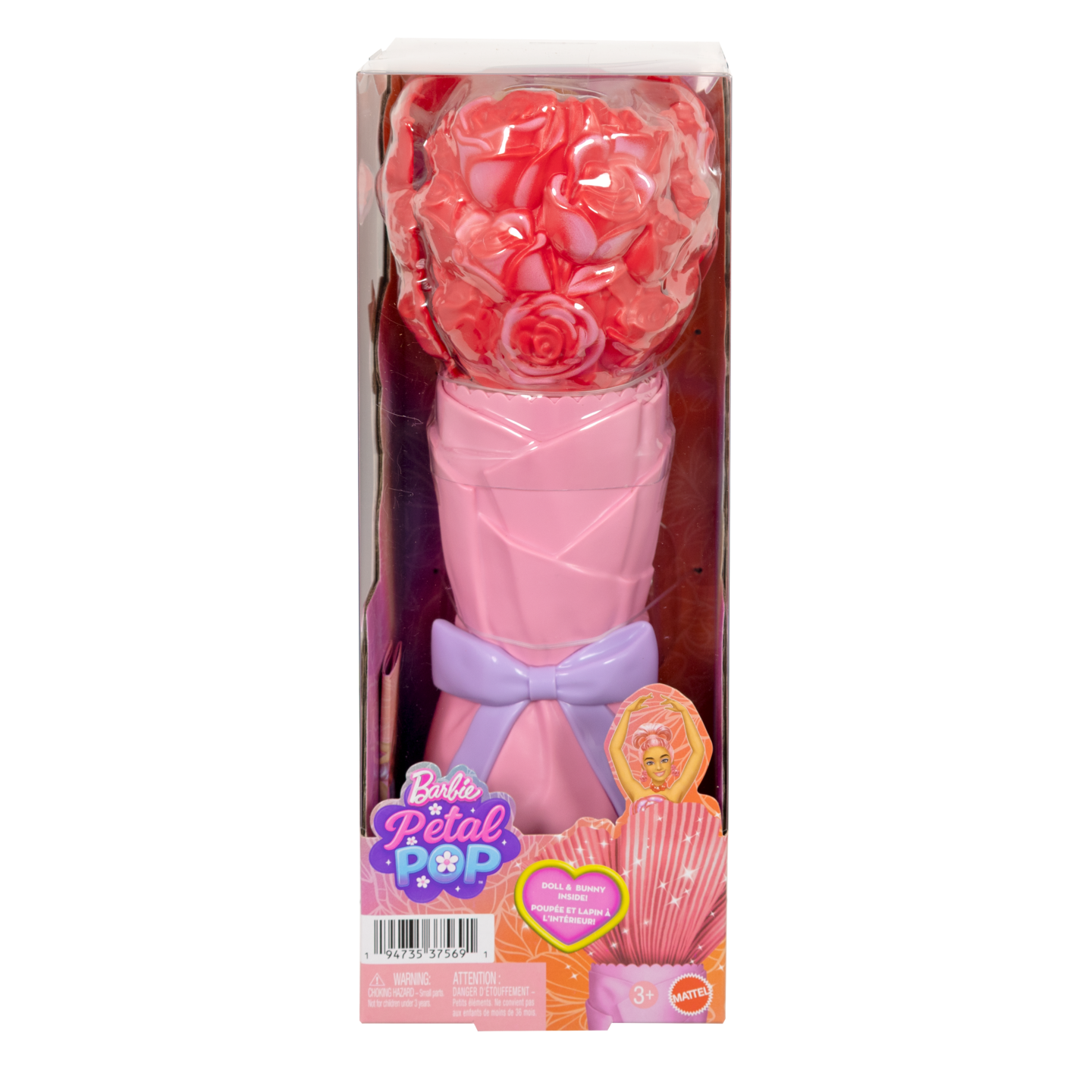Barbie Flower Surprise -nukke punainen