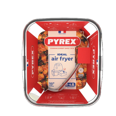 Pyrex Air fryer Single syvä vuoka 18x20cm/2L + kahva