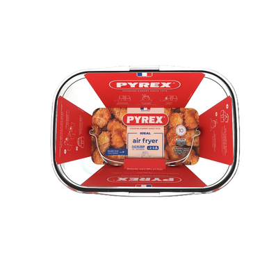 Pyrex Air fryer Dual syvä vuoka 20x14cm/1,5L + kahva