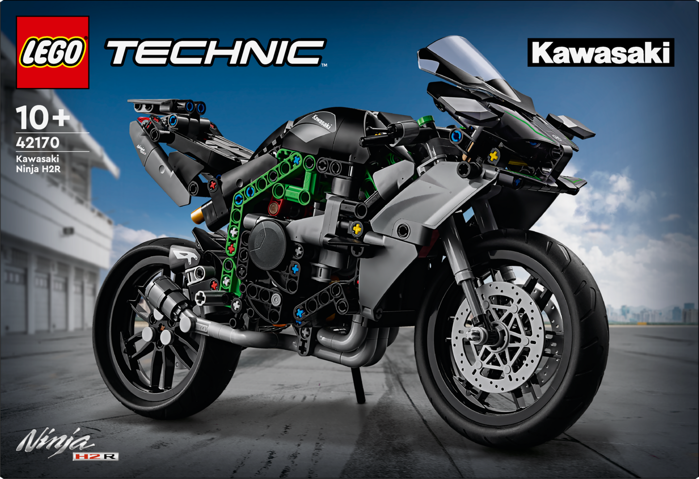 LEGO Technic 42170 Kawasaki Ninja H2R ‑moottoripyörä