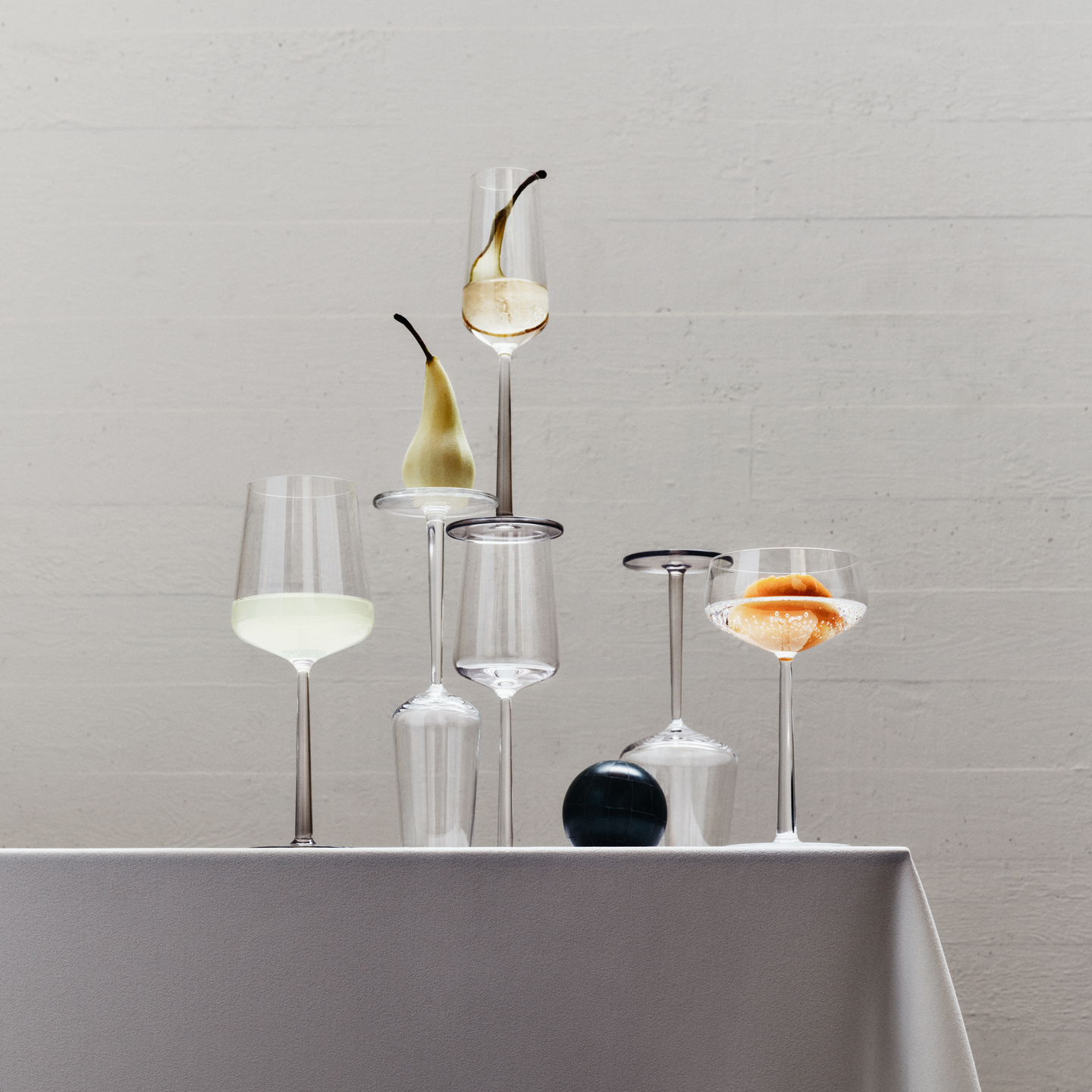 Iittala Essence valkoviinilasi 33 cl 2 kpl pellava
