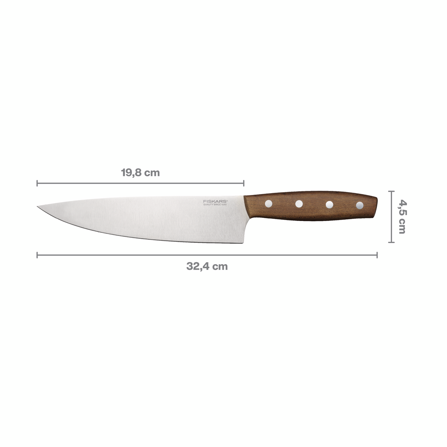 Fiskars Folken iso kokinveitsi 20cm FSC