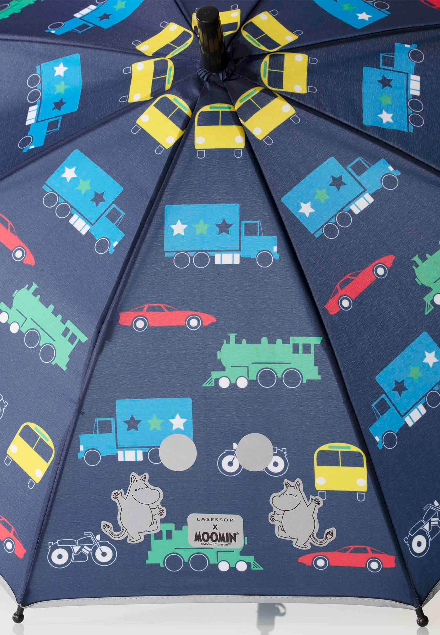 Lasessor X Moomin heijastava tekstiilitarrasetti Muumipeikko