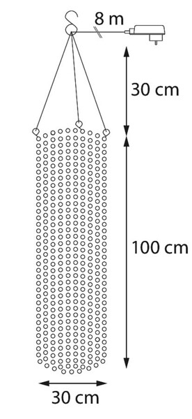 Airam Anette led-kruunukehikko 1m