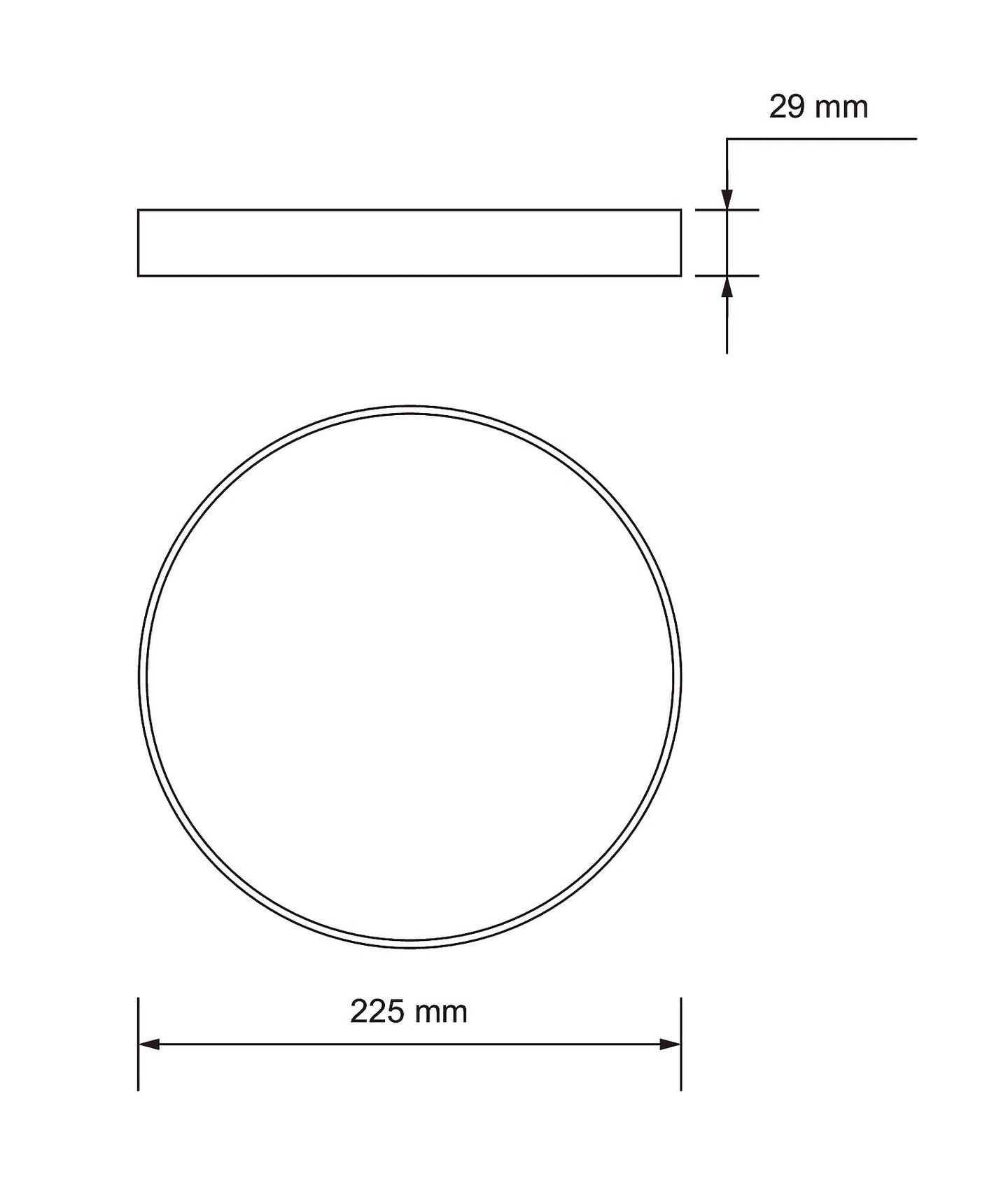Airam Aias 225 LED-valaisin 17W 2200lm IP20