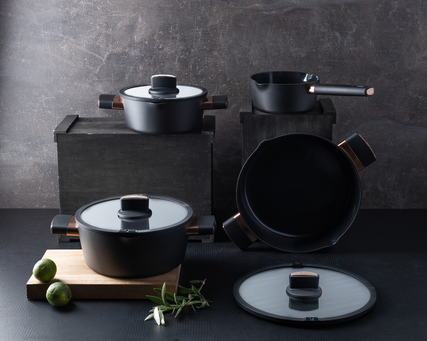 Infinity Chefs Copper kattila+kansi 2,1 l 20 cm