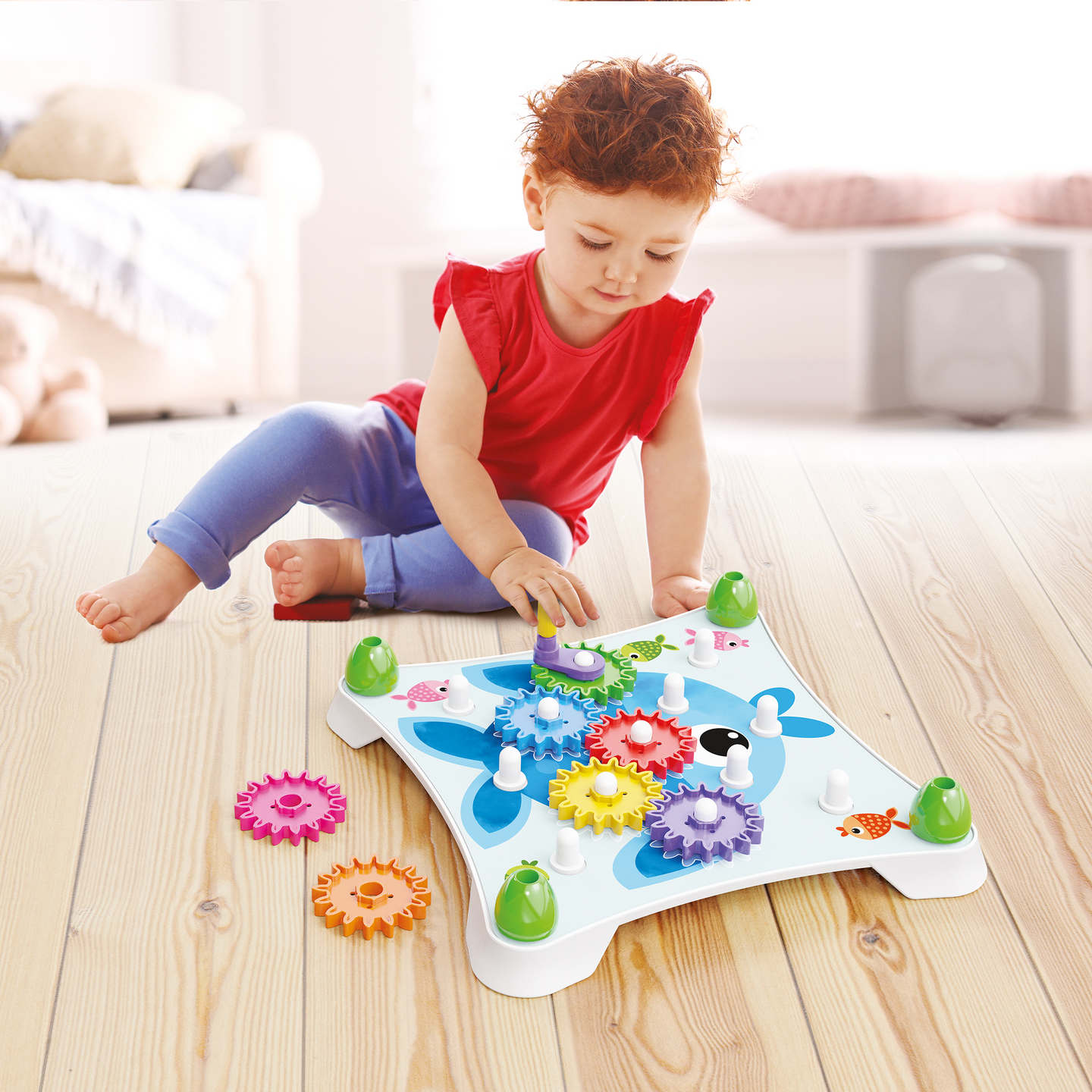 Quercetti Peggy Gears -leikkisetti, 13 osaa