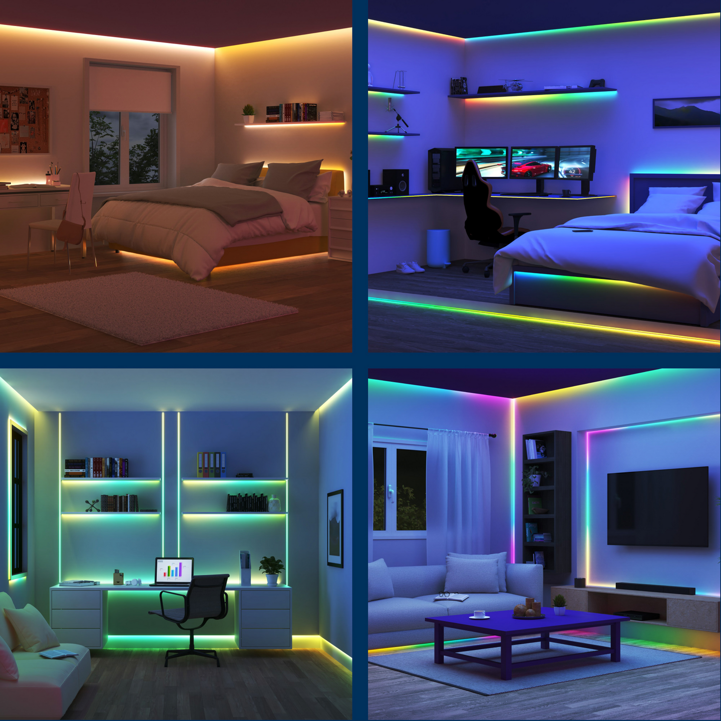 WiZ RGBIC led valonauha 4m Type-C