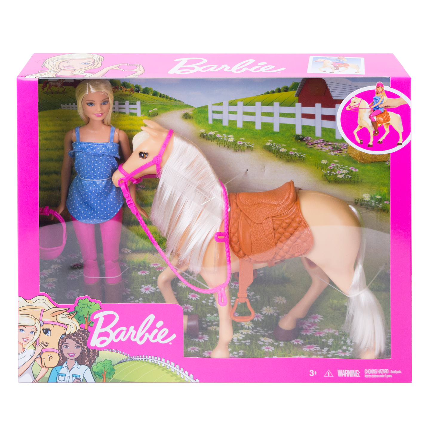 Barbie Nukke ja hevonen
