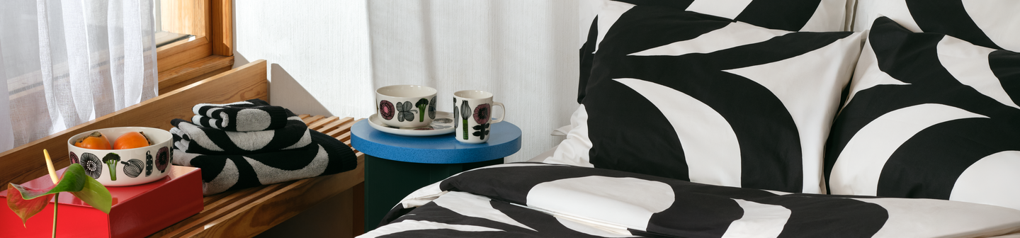 Marimekko Puutarhurin parhaat keittiöpyyhe 47x70 cm