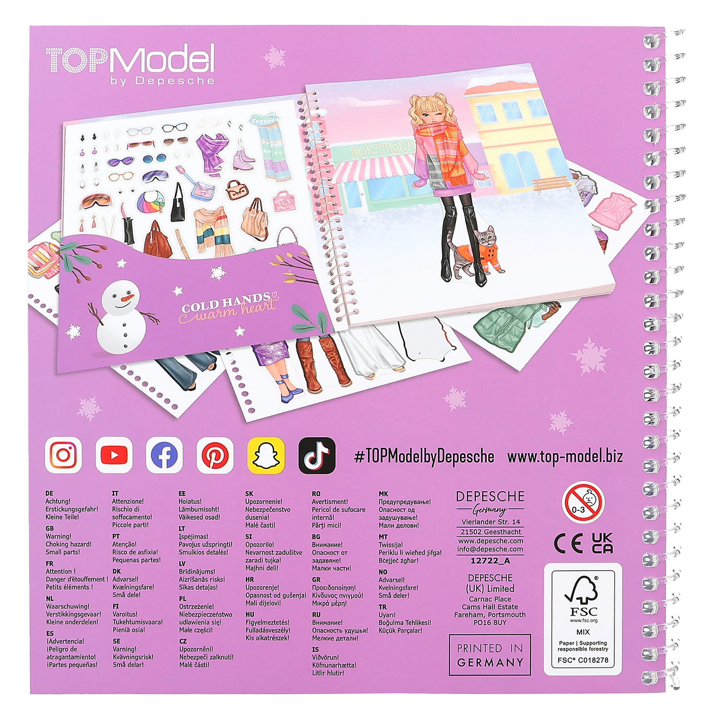 TOPModel WINTER WONDER Dress Me Up -tarrakirja