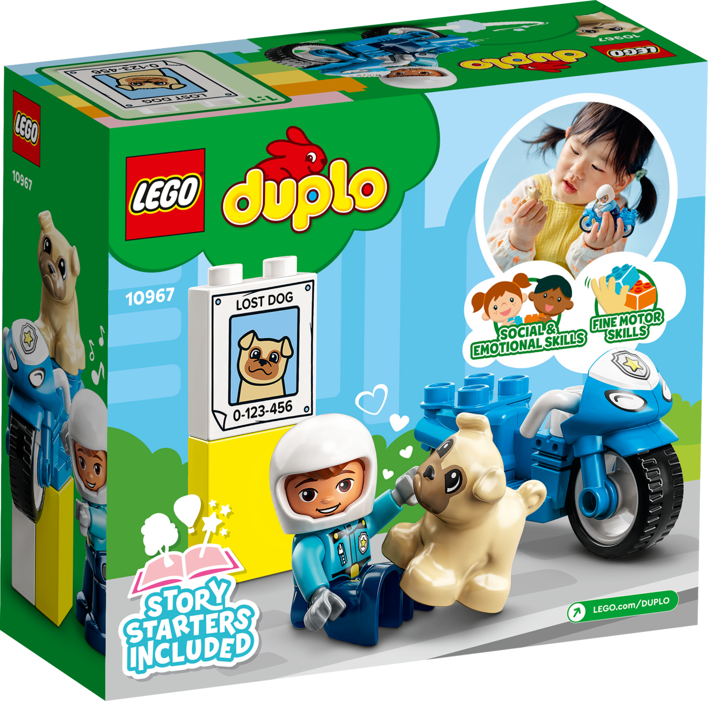 LEGO DUPLO Town 10967 Poliisimoottoripyörä