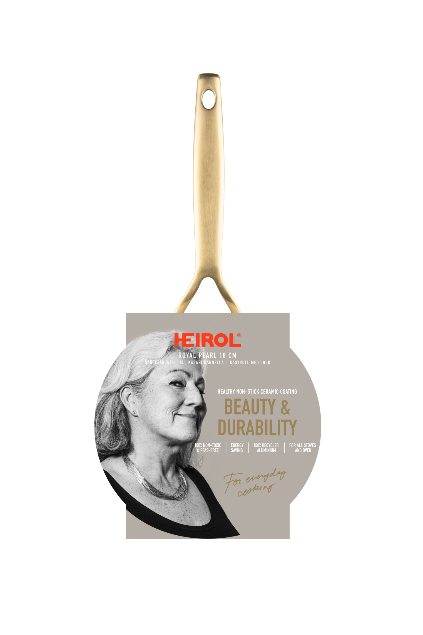 Heirol Royal Pearl kasari kannella 18 cm 2 l