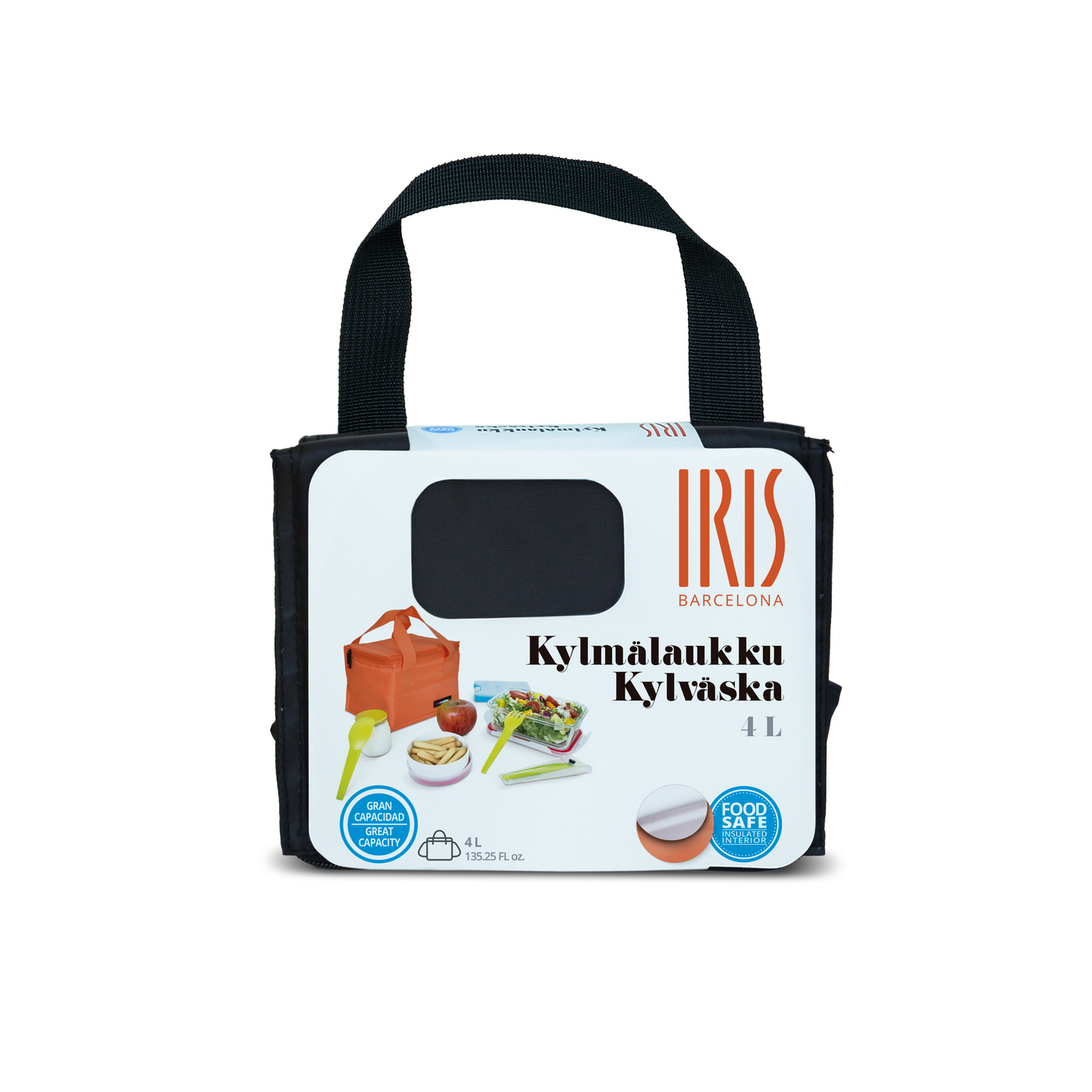 Iris kylmälaukku 4 l musta