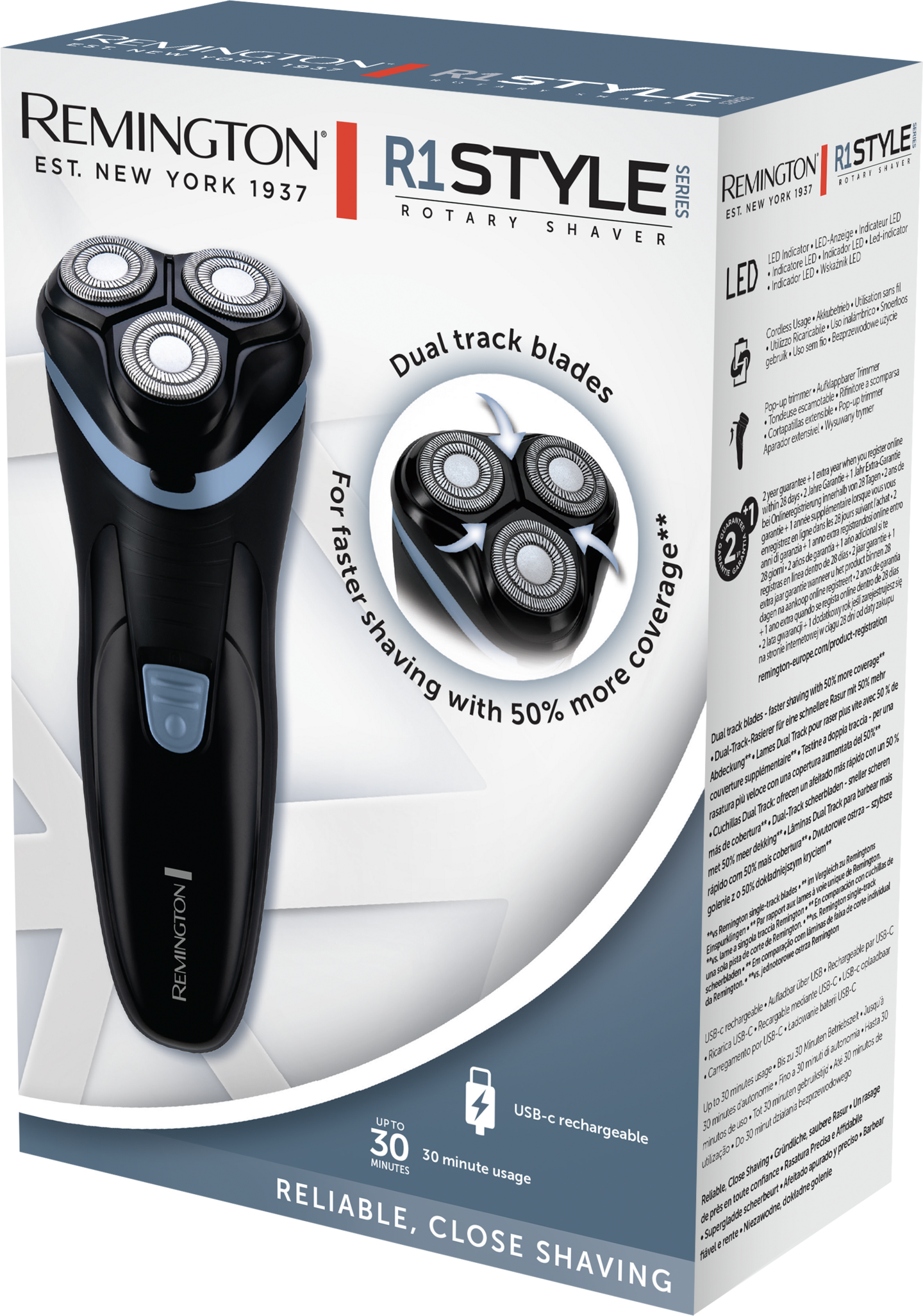 Remington Style Series R1 R1000 -parranajokone