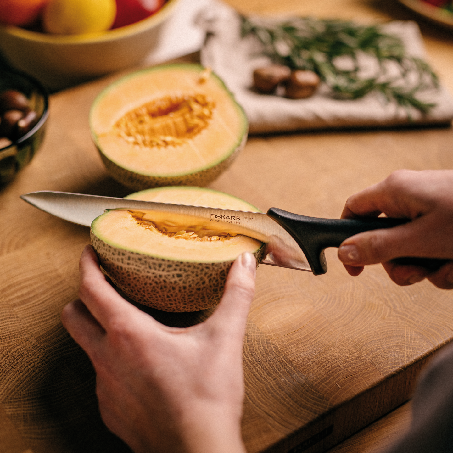 Fiskars Essential kotikokin veitsisetti