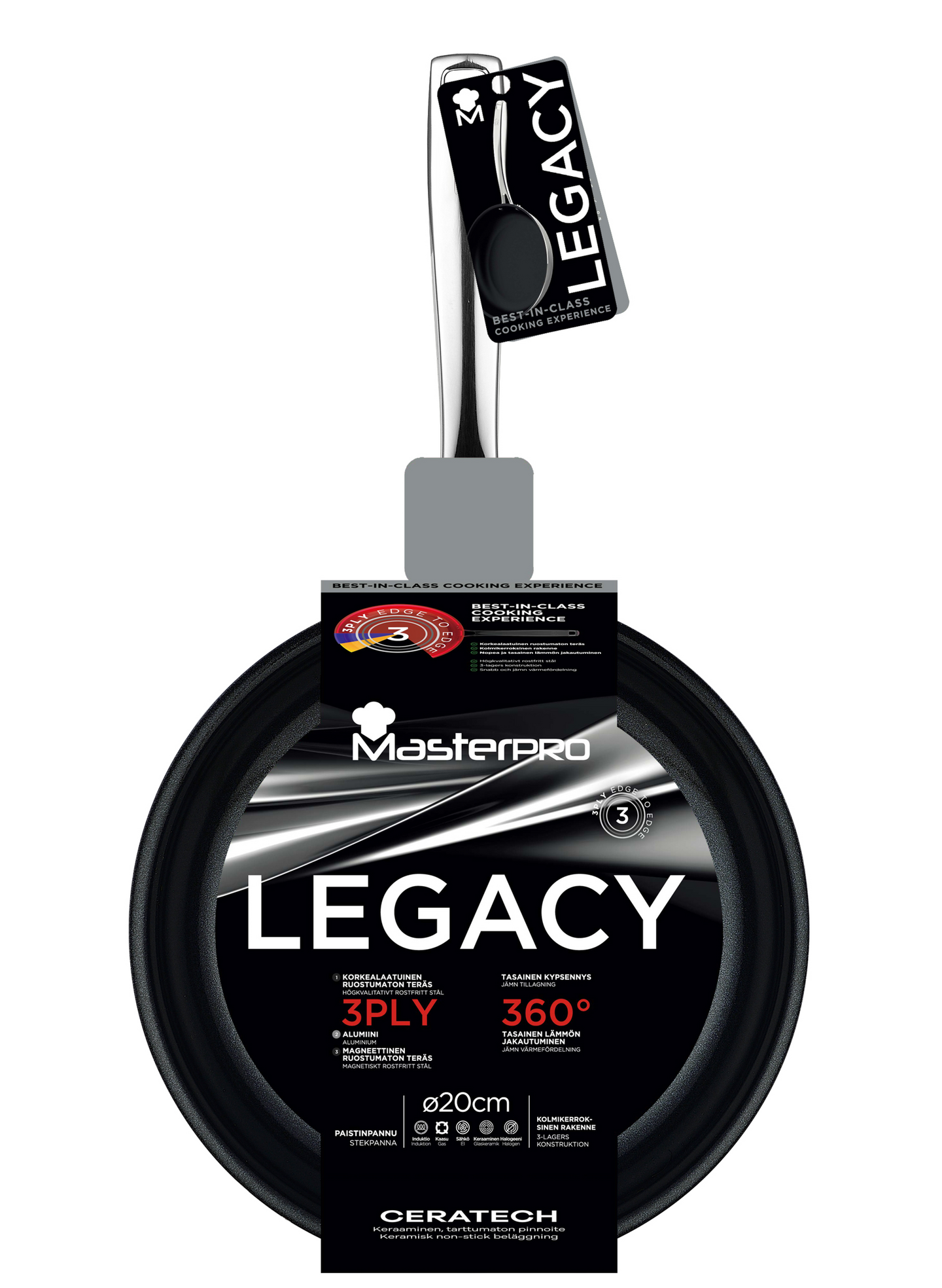 Masterpro Legacy paistinpannu 16 cm Ceratech