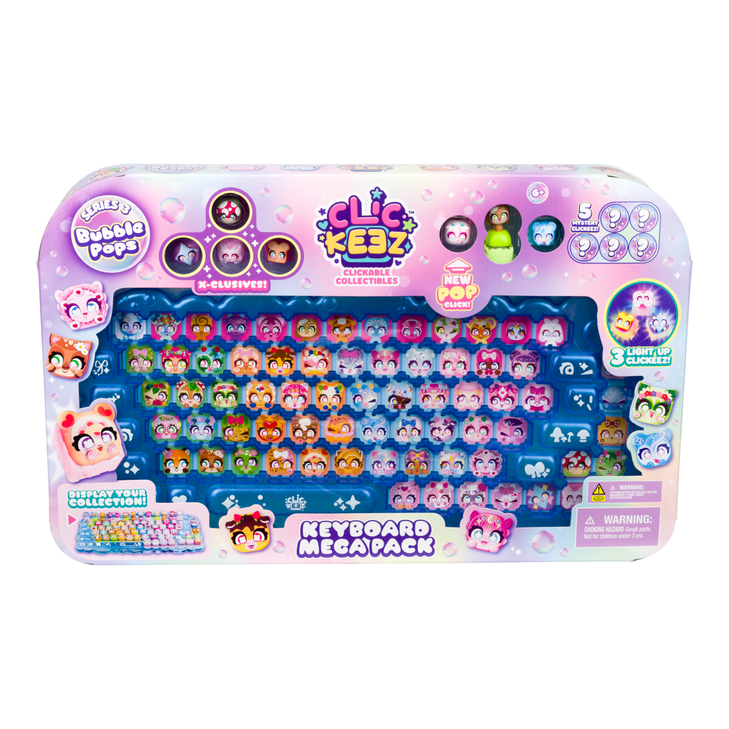 Clickeez Keyboard Mega Pack fidgetleikki