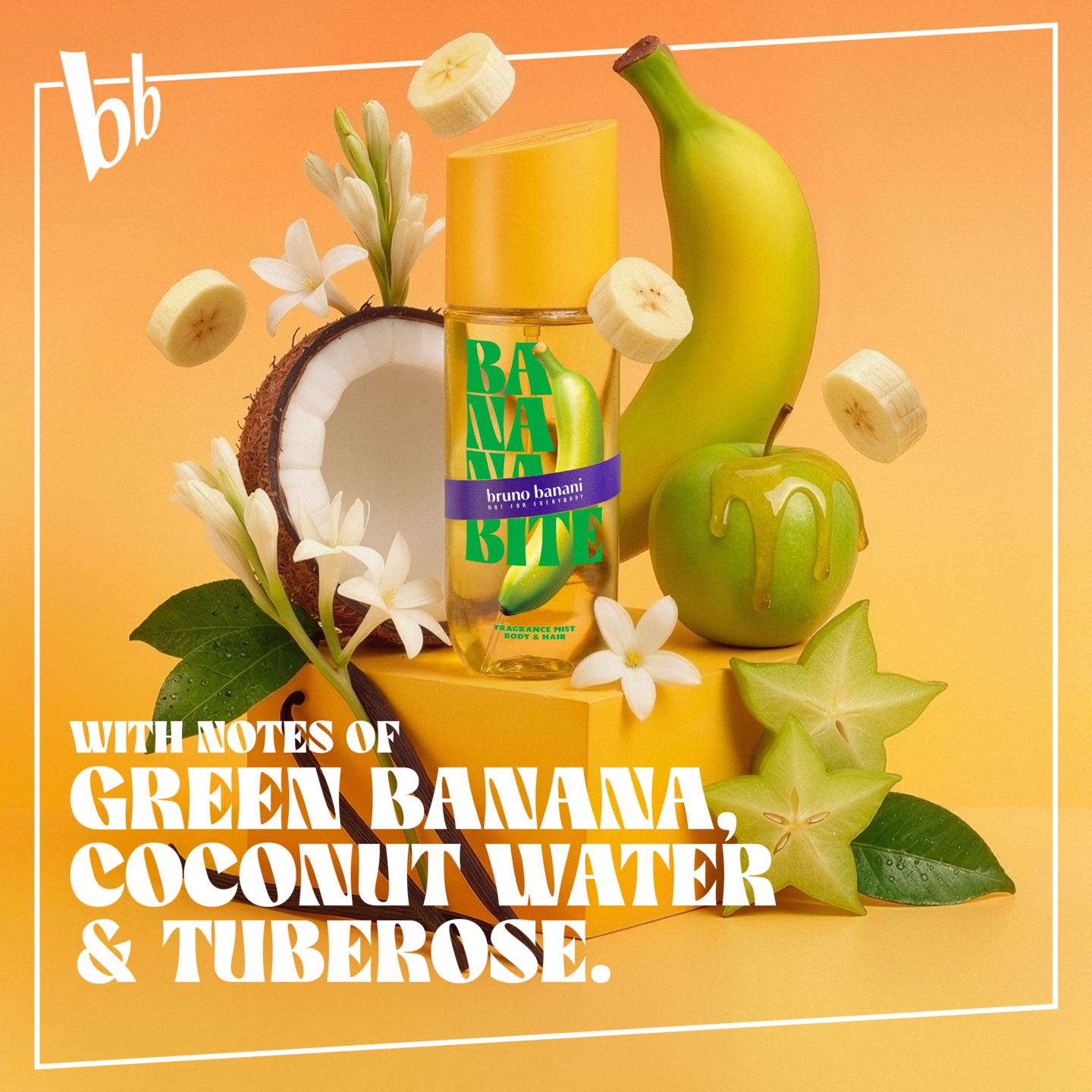 Bruno Banani Banana bodymist vartalotuoksu 236ml