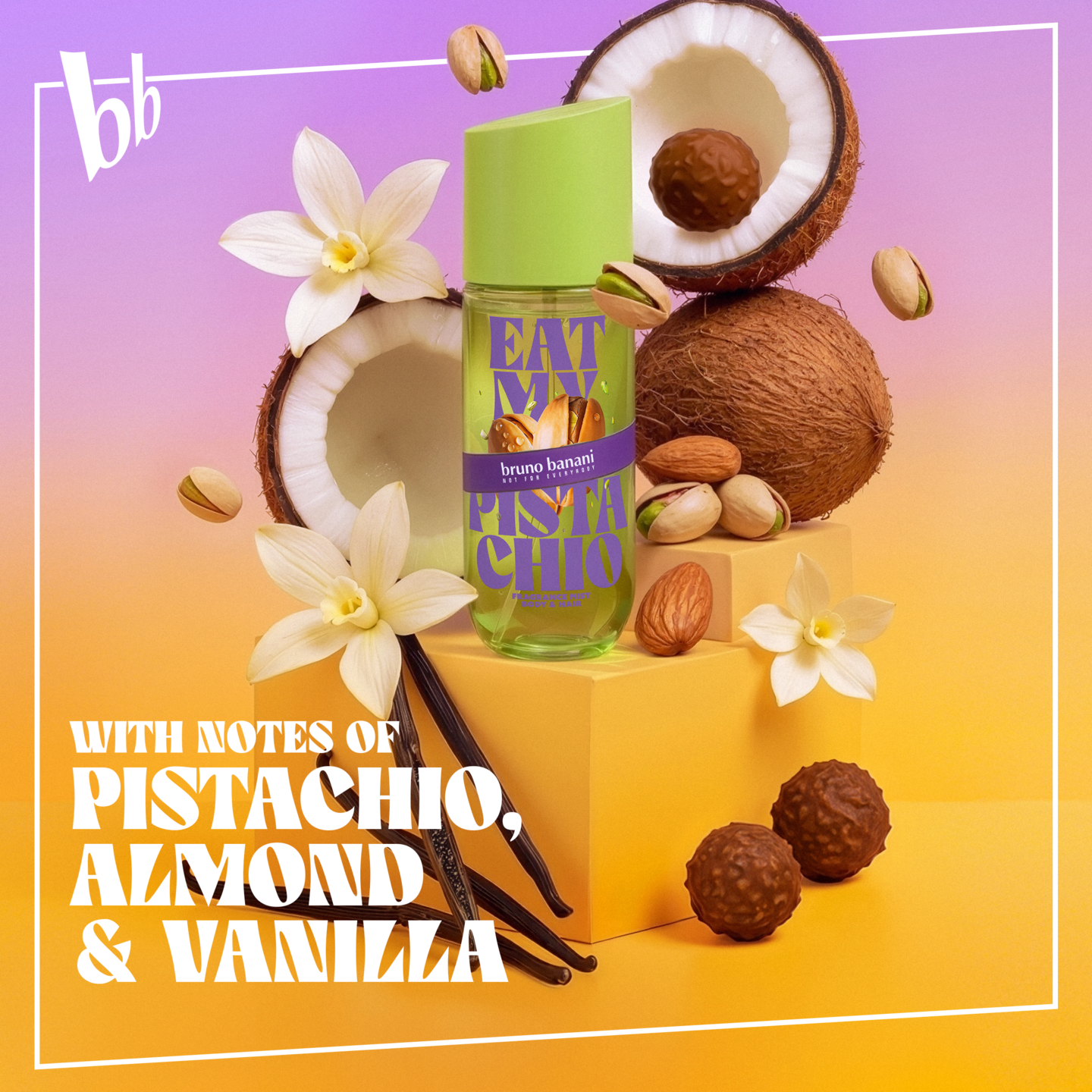 Bruno Banani Pistachio bodymist vartalotuoksu 236ml