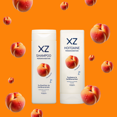 XZ sulfaatiton hoitoaine 200ml persikkanektari värjätyille hiuksille