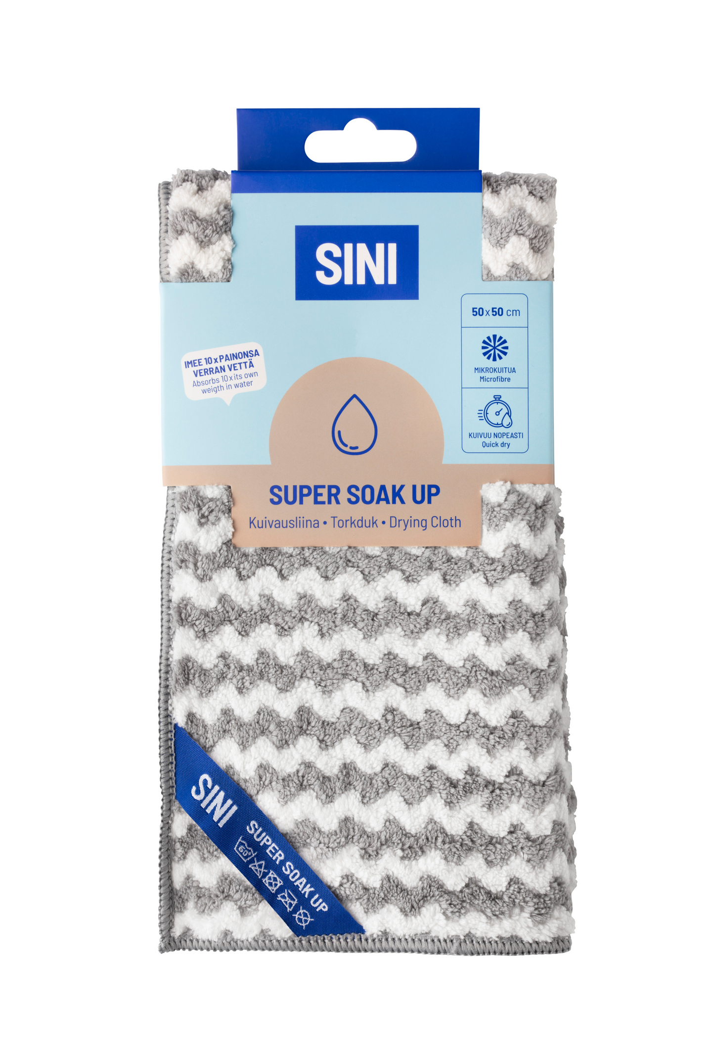 SINI Super Soak up -kuivausliina 50 x 50 cm