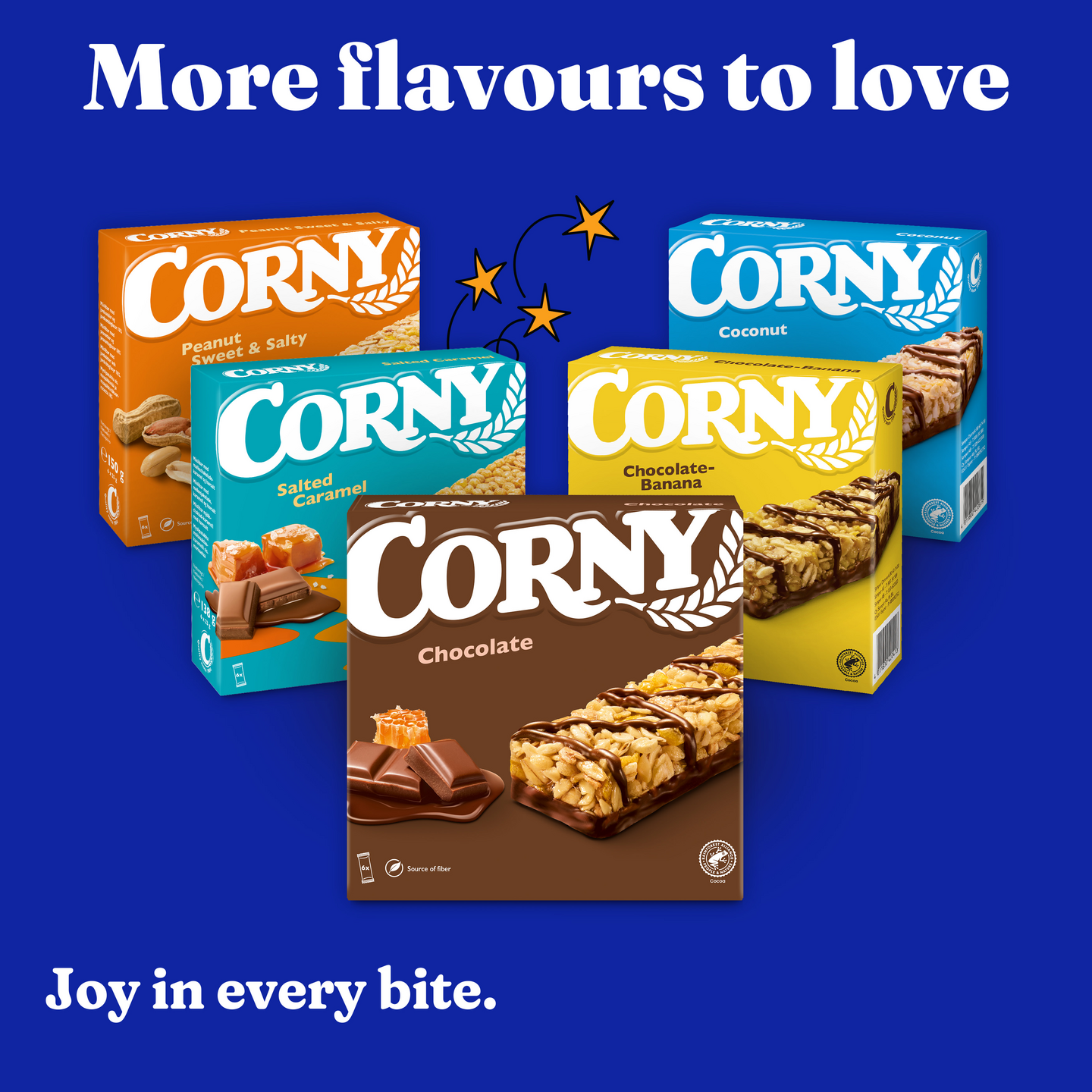 Corny välipalapatukka 6x25g suklaa banaani