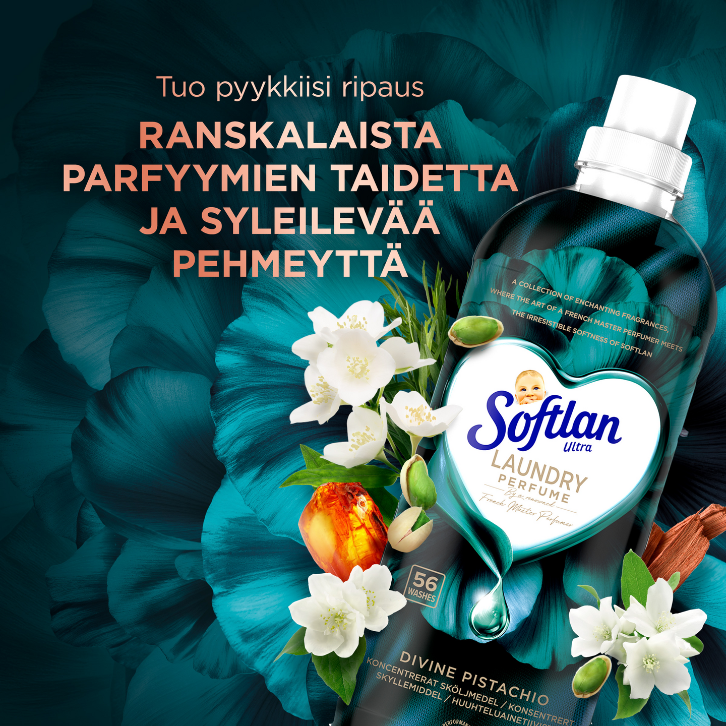 Softlan huuhteluaine 850ml Perfume Pista