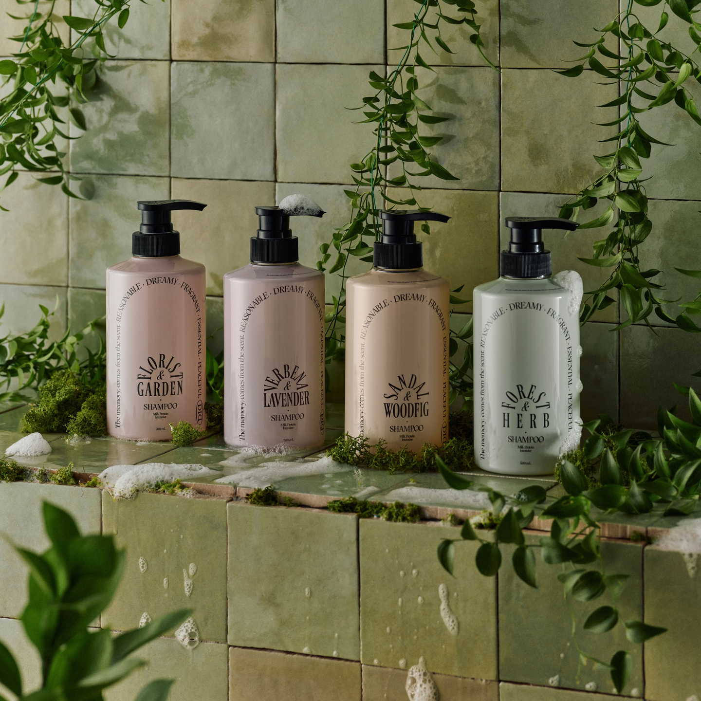 OdiD Milkprotein Intensive shampoo 500ml Sandalwood Fig