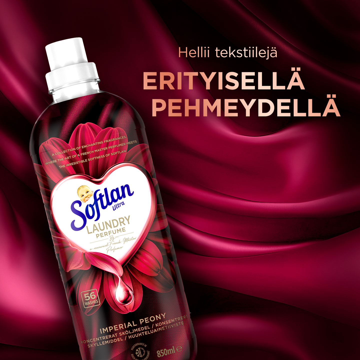 Softlan huuhteluaine 850ml Perfume Piony