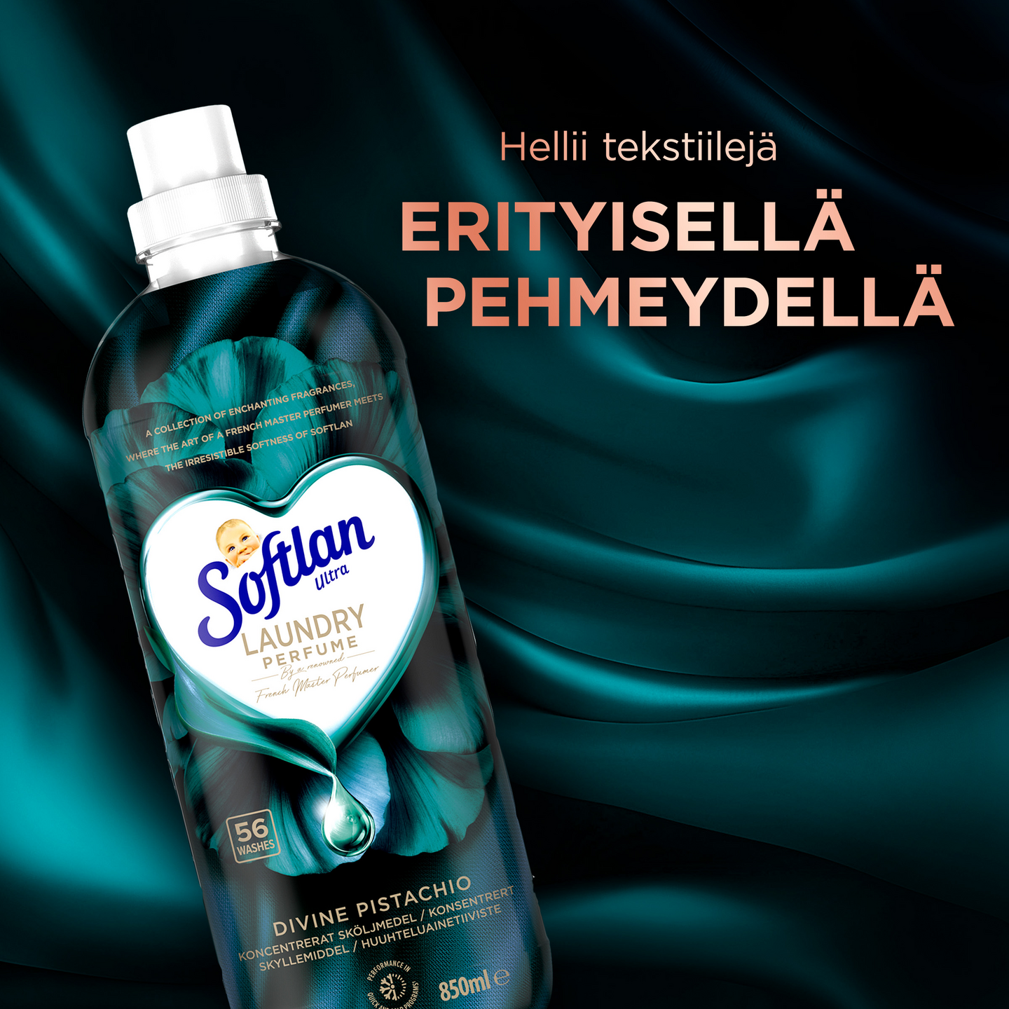 Softlan huuhteluaine 850ml Perfume Pista