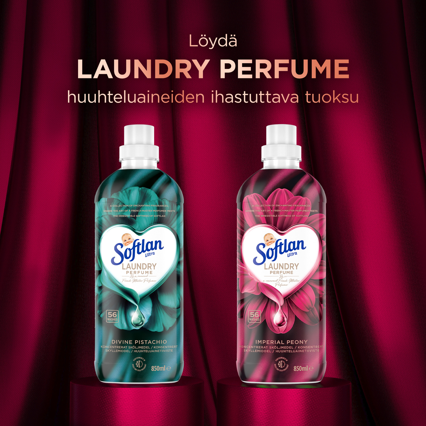Softlan huuhteluaine 850ml Perfume Piony