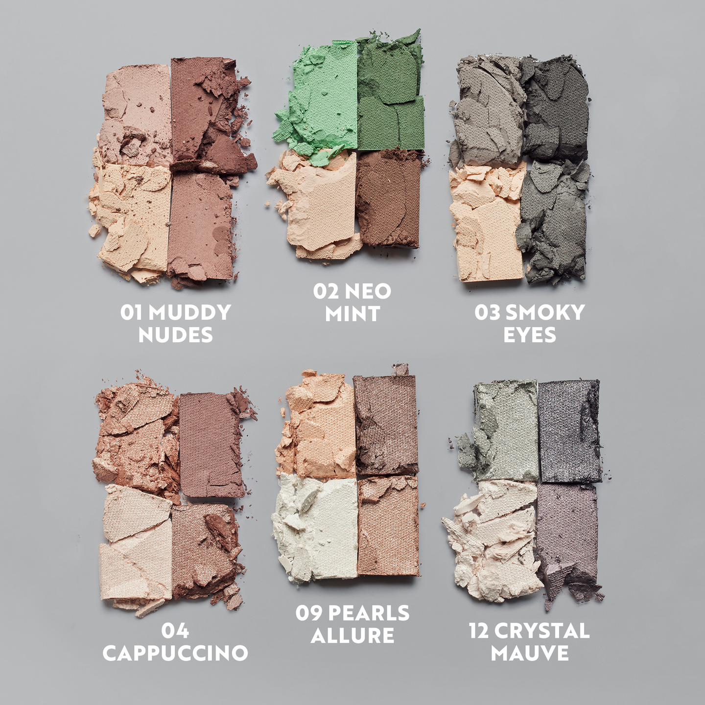 Isadora The Eyeshadow Quartet luomiväripaletti 09 Pearls Allure