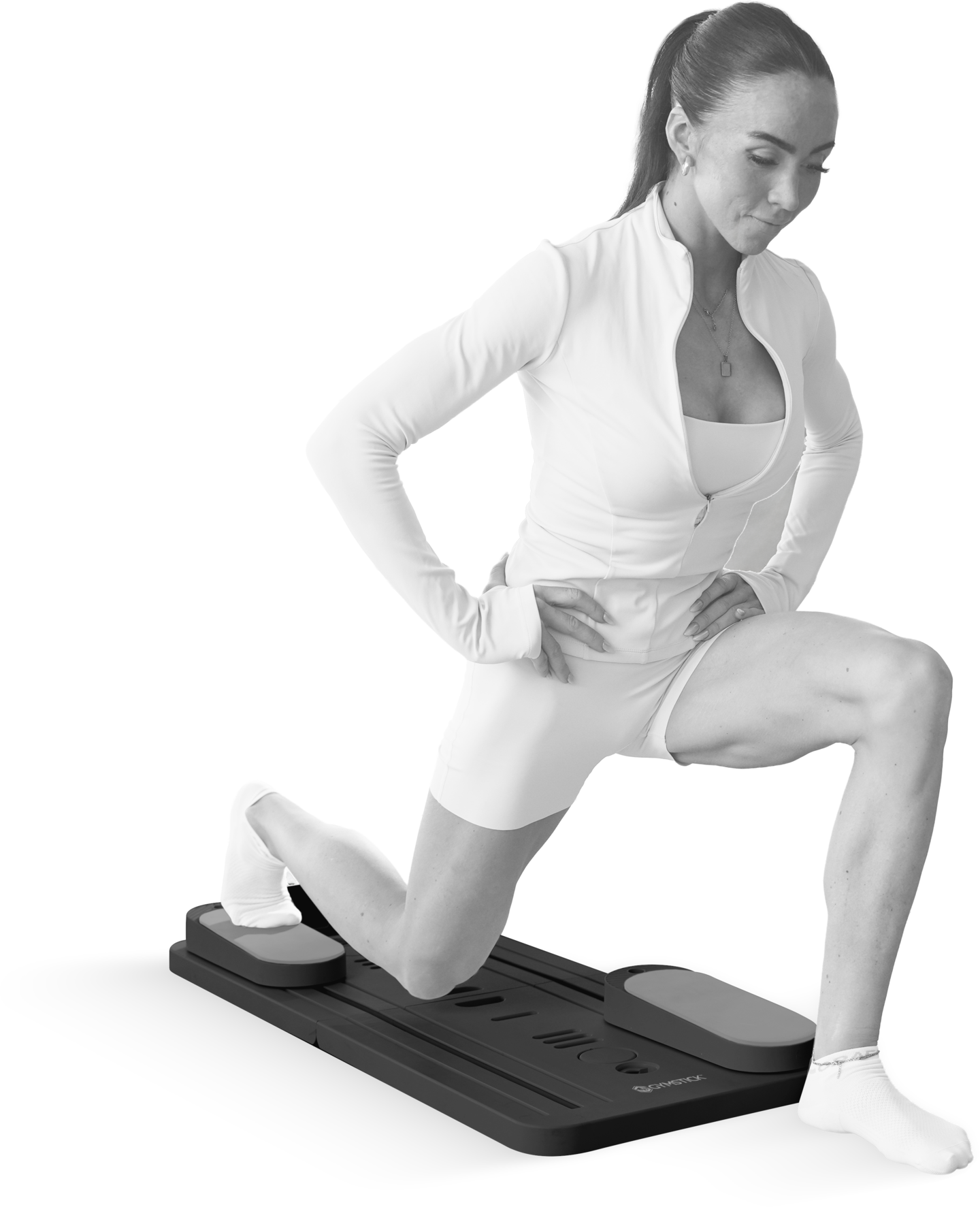 Gymstick pilateslauta musta