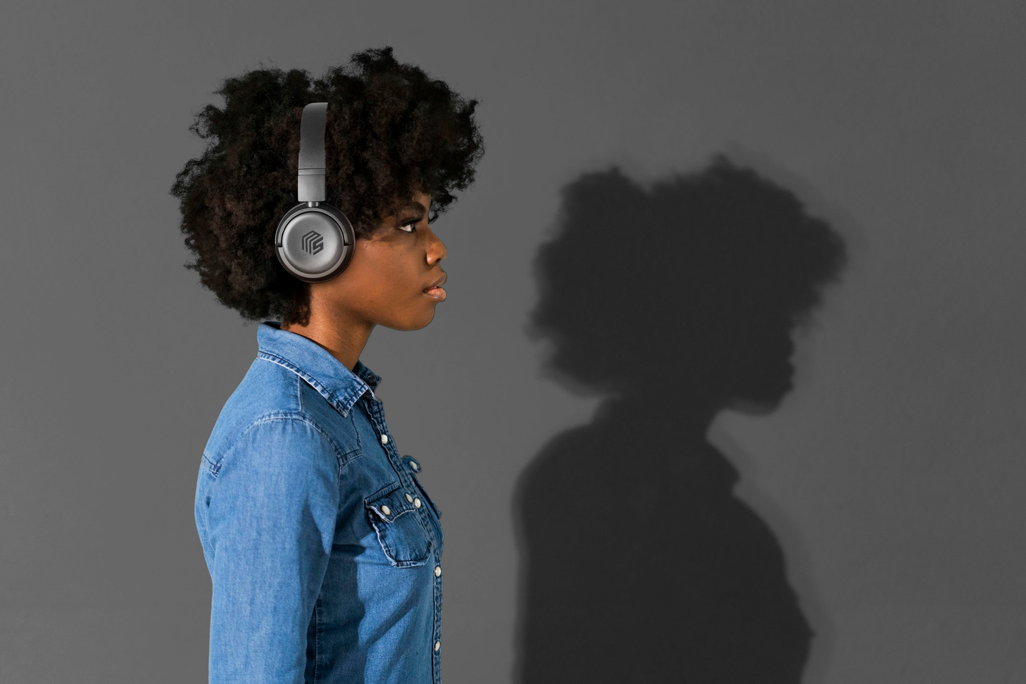 MusicSound Vibed -langattomat sankakuulokkeet, musta