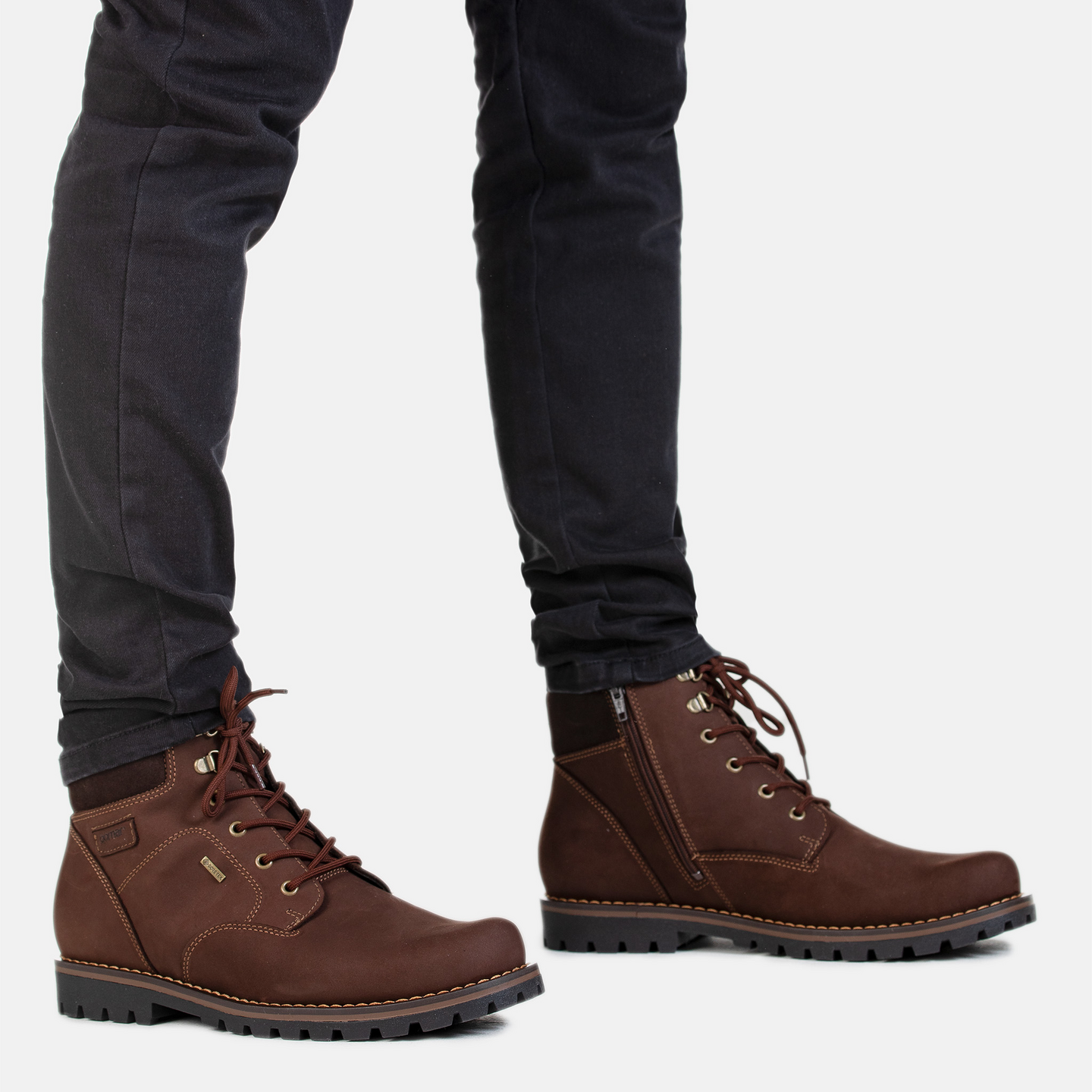 Pomar miesten GTX nilkkurit KUORI 68289 ruskea