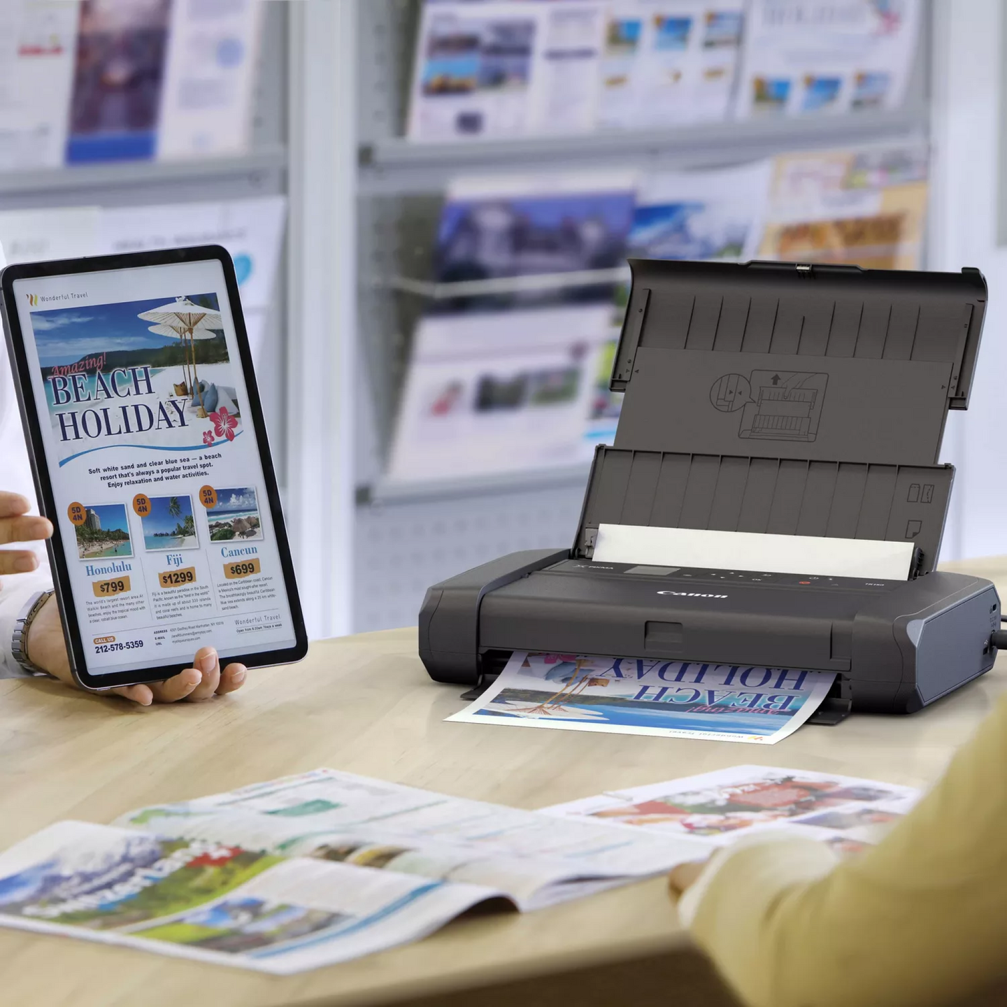 Canon Pixma TR150 -kannettava tulostin