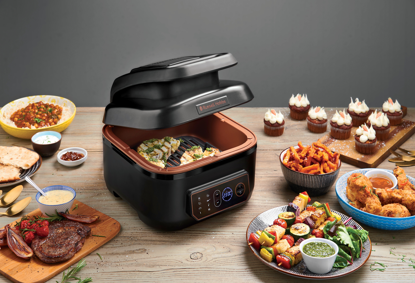 Russell Hobbs Satisfry Air & Grill monitoiminen -airfryer