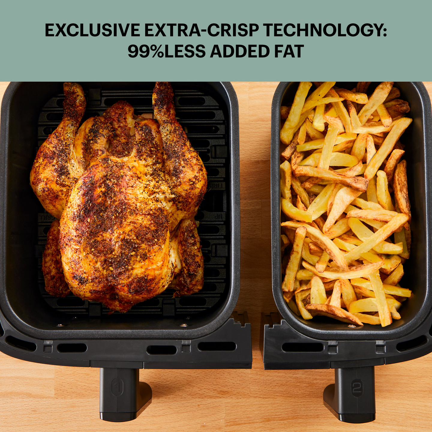 OBH Nordica Dual Easy Fry & Grill AG905BS0 -airfryer